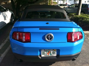 20110522 1748 A FLORIDE - MIAMI - Notre MUSTANG - iPhone