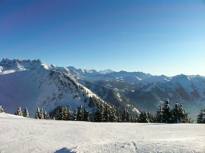 20120205 1620 A CHATEL - Barbossine - Paysage Le Mont Blanc - iPhone4